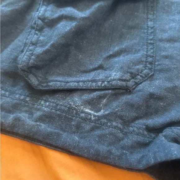 Black linen  Overalls - Picture 3 of 3